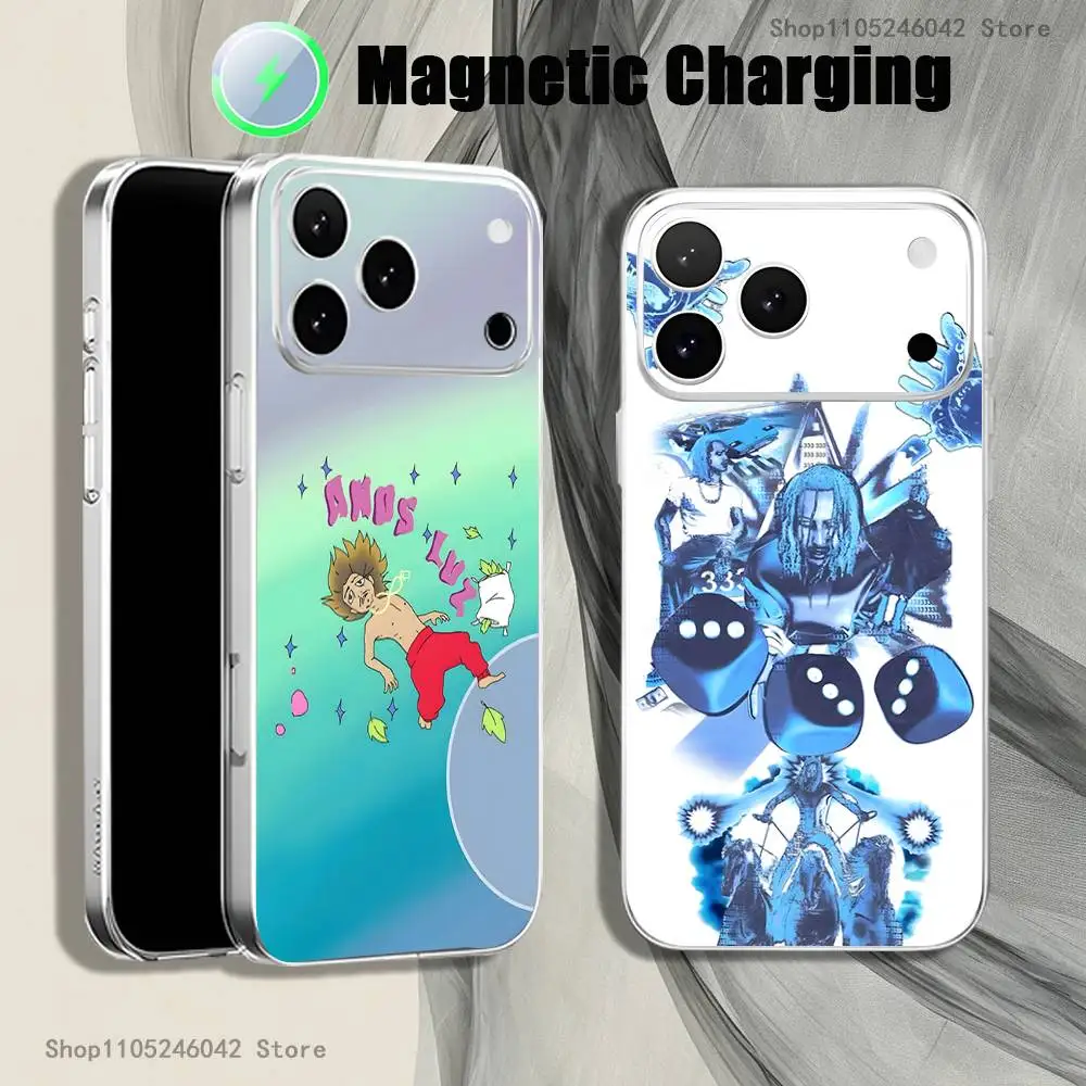 

Singer M-Matue 333 Album For iPhone 17,16,15,14,13,12,11,Pro,Max,Plus Transparent White Phone Case Magnetic Wireless Charging