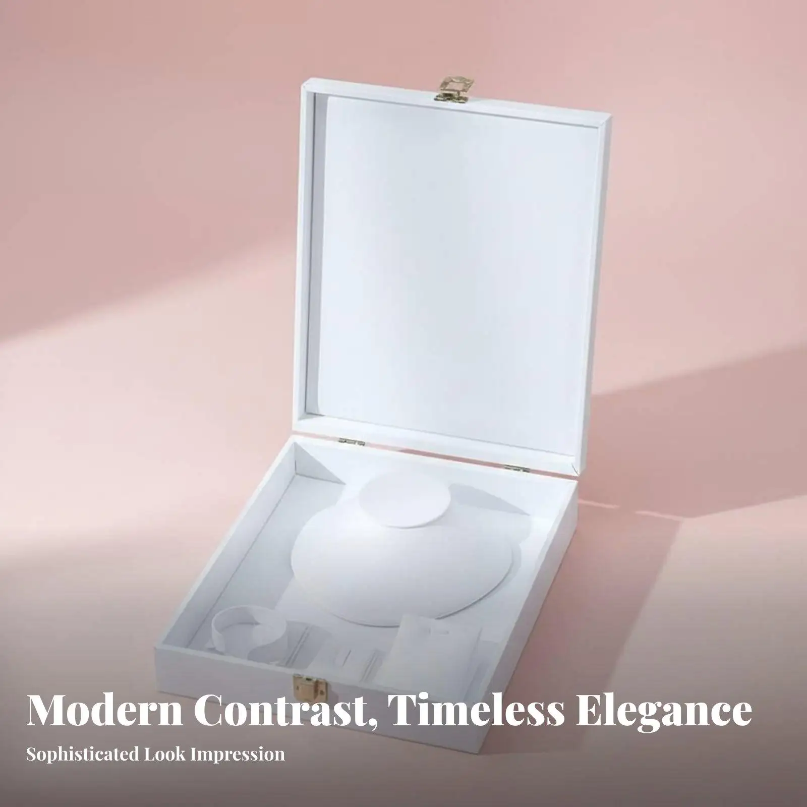 Professional Jewelry Organizer Casket with Compartments for Necklace Rings Bracelet Earrings Jewelry Packaging for Show