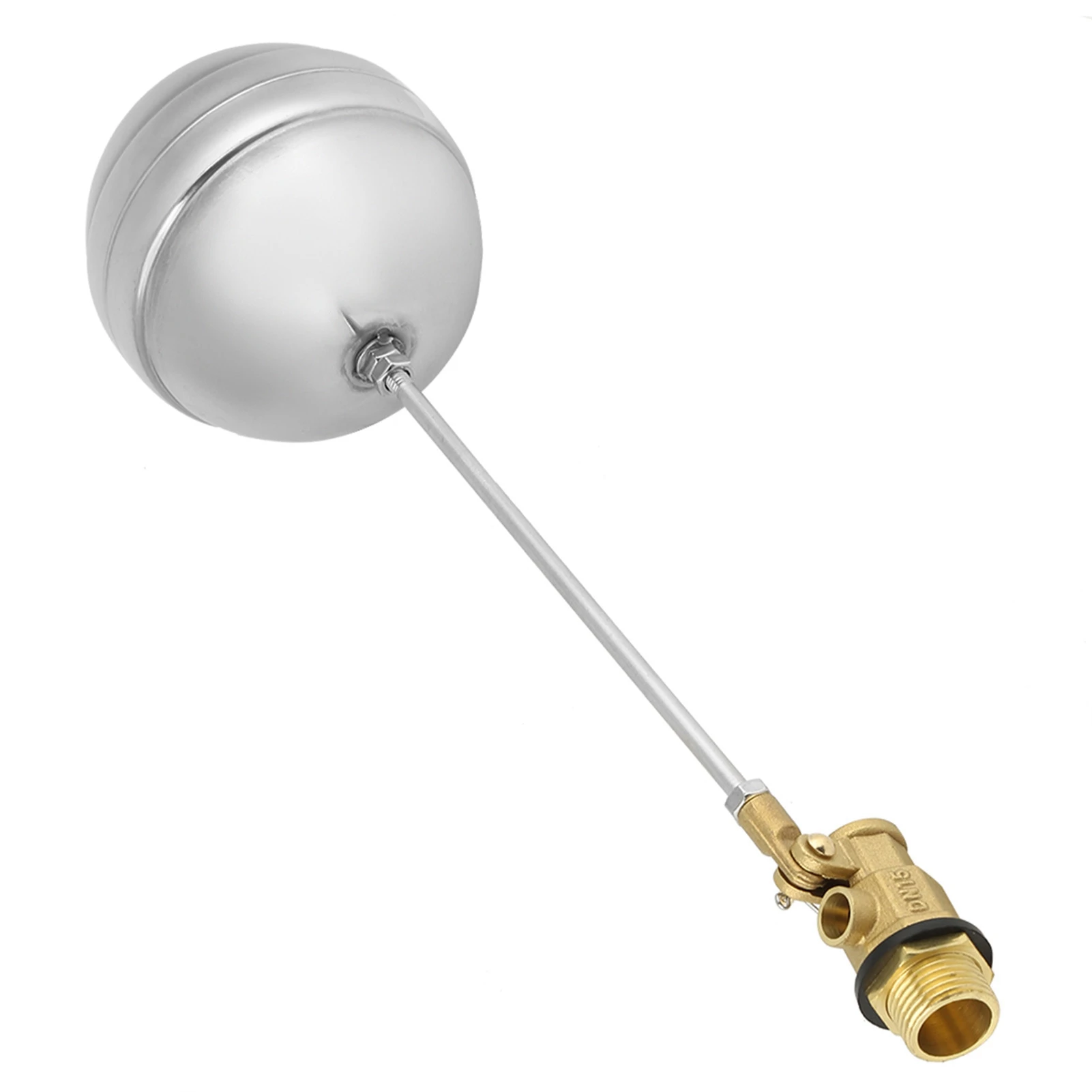 مستشعر المياه الخيط النحاسي للذكور ، صمام الكرة العائمة ، الفولاذ المقاوم للصدأ ، DN15 ، G1 ، 2