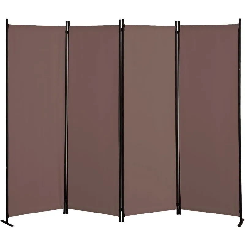 4 Panel Room Divider, Folding Privacy Screen Wall Divider for Room Separation, Freestanding Room Partitions for Home Office Dorm