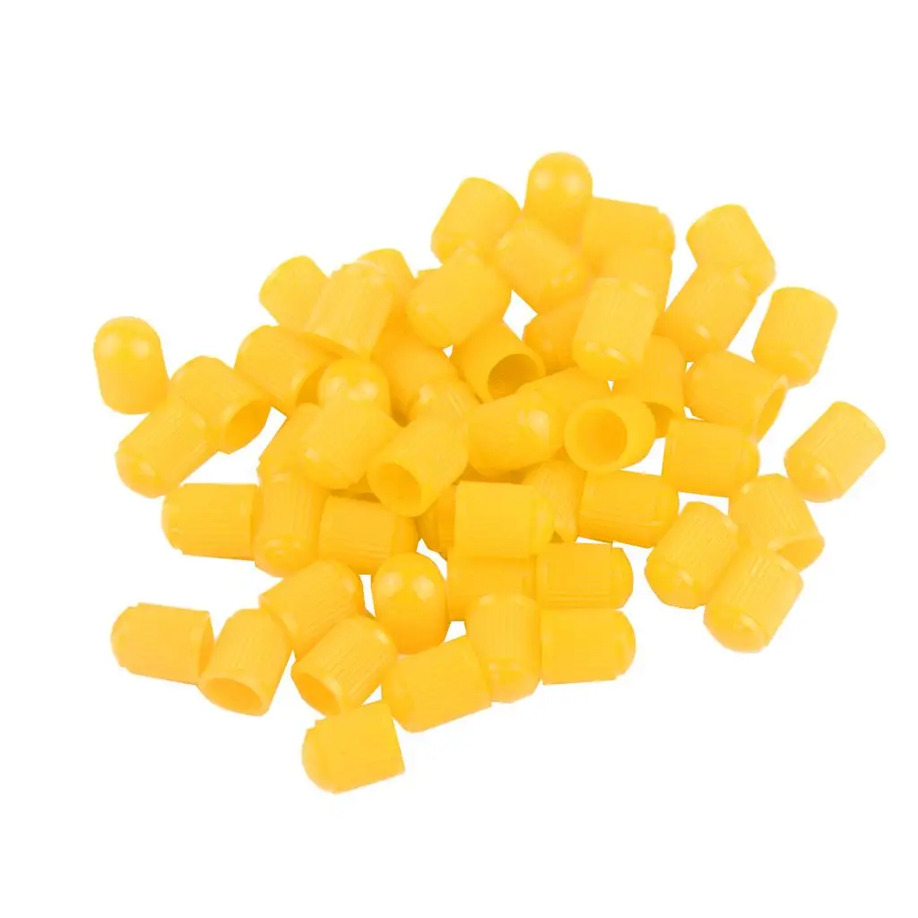 

Universal Plastic Tire Valve Caps Replacement Wheel Stem Cover Easy Install for Auto Car Truck Motorcycle