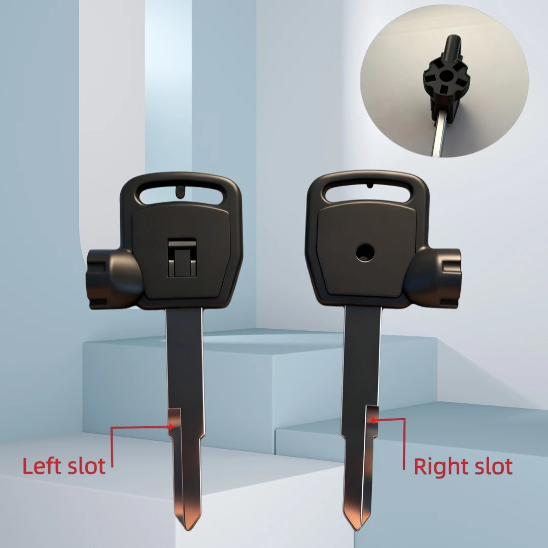 for KYMCO Scooter Anti-Theft Magnet Lock CT250 300 400 Racing Kcc Acc Dynamic 125 Motorcycle Blank Key Replacement Uncut Keys