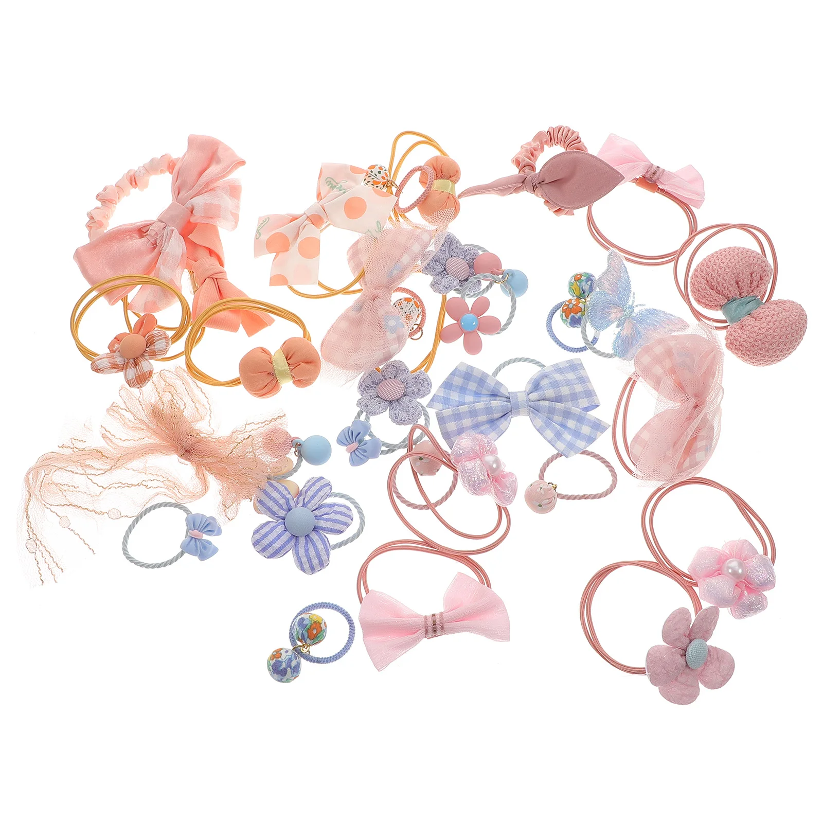 

31 Pcs Ties Girls Children Girl Hair Accessories Toddler Accessories Scrunchies Cloth Hair Ties Washable Ponytail Holder Gifts