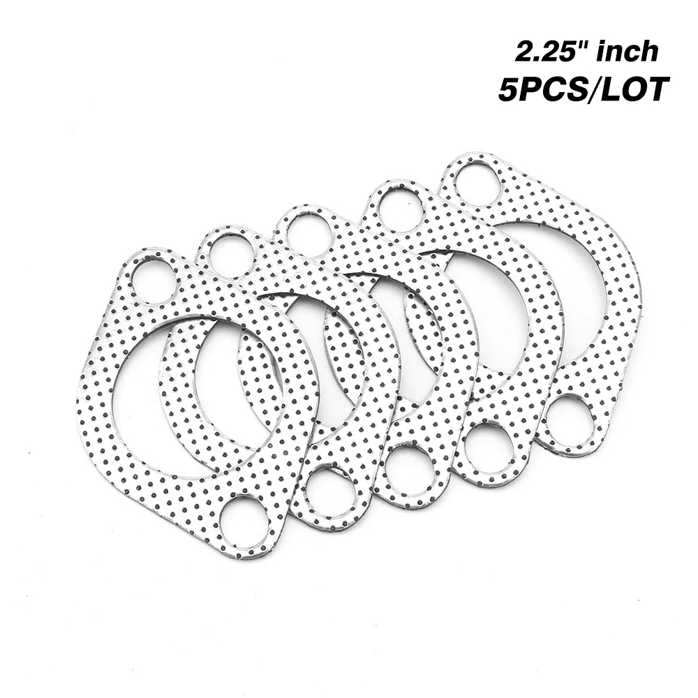 CNSPEED 2.25 inch 56mm Aluminum Car EngineDownpipe Flange Universal Exhaust Pipe Gasket with two holes 5pcs/LotYC101291