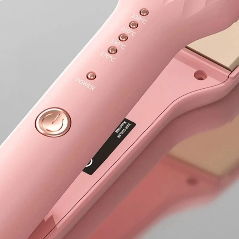 مكواة فرد الشعر سريعة الحرارة، مكواة تجعيد كهربائية ذكية محمولة، التحكم في درجة الحرارة، مكواة تجعيد الشعر، تصفيف المنزل #2