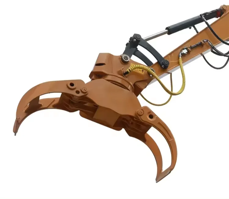 OEM حفارة هيدروليكية تصارع خشبي دوار لآلة الغابات 12-24ton