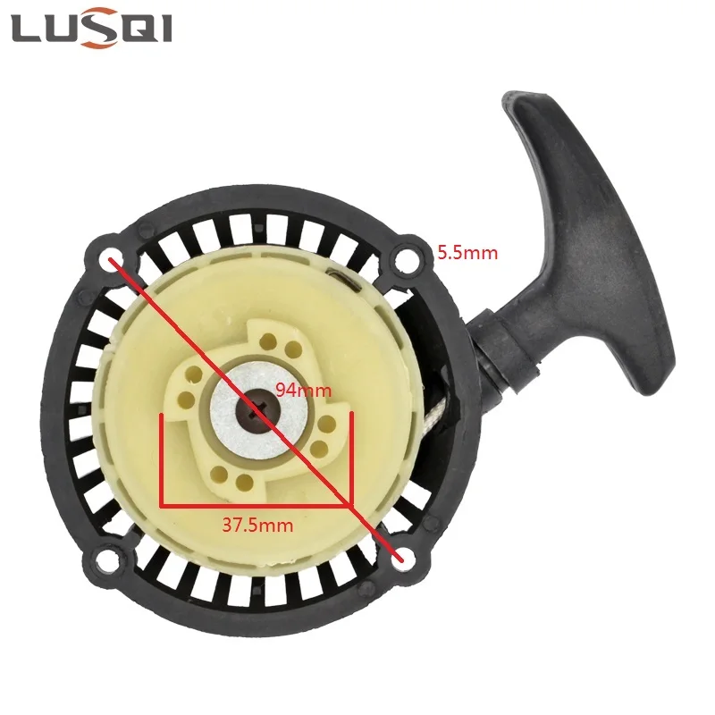 LUSQI Recoil Starter Lawn Mower Gasoline Engine Start Repair Part Fit Robin Grass Trimmer NB411 CG411 BG411 40F-6 Engine Starter