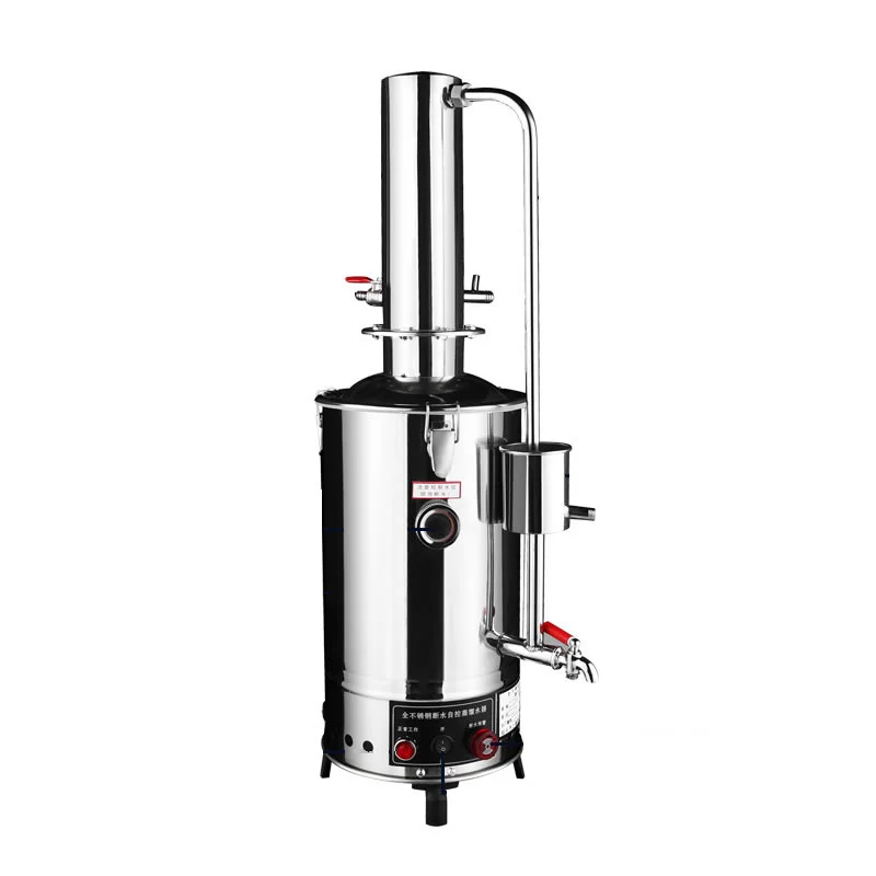 Lab Pure Water Distiller Electric Stainless Moonshine Still Filter And 29pcs 24/40 Chemistry Glassware Kit