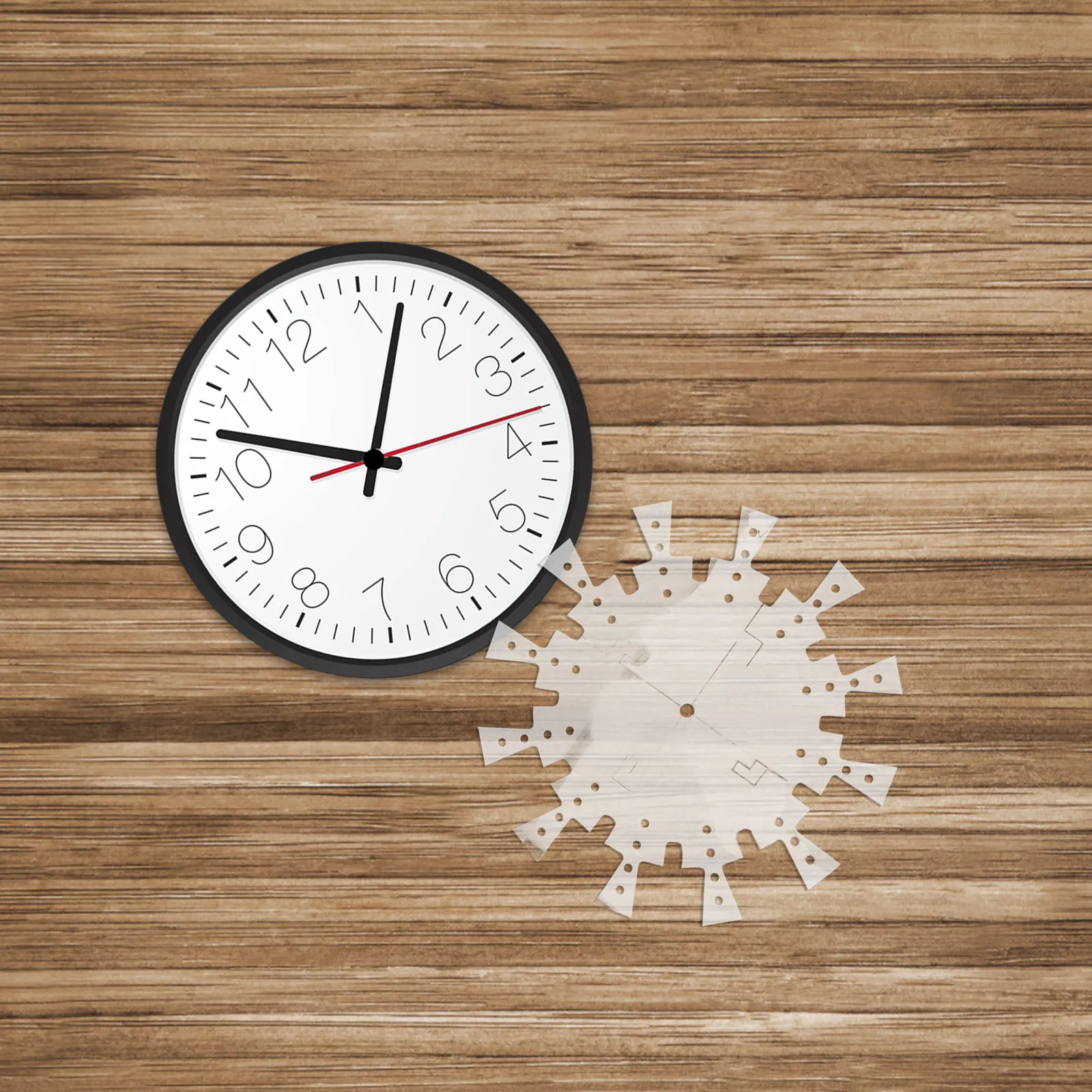 Acrylic Clock Face Stencil Template for DIY Crafts