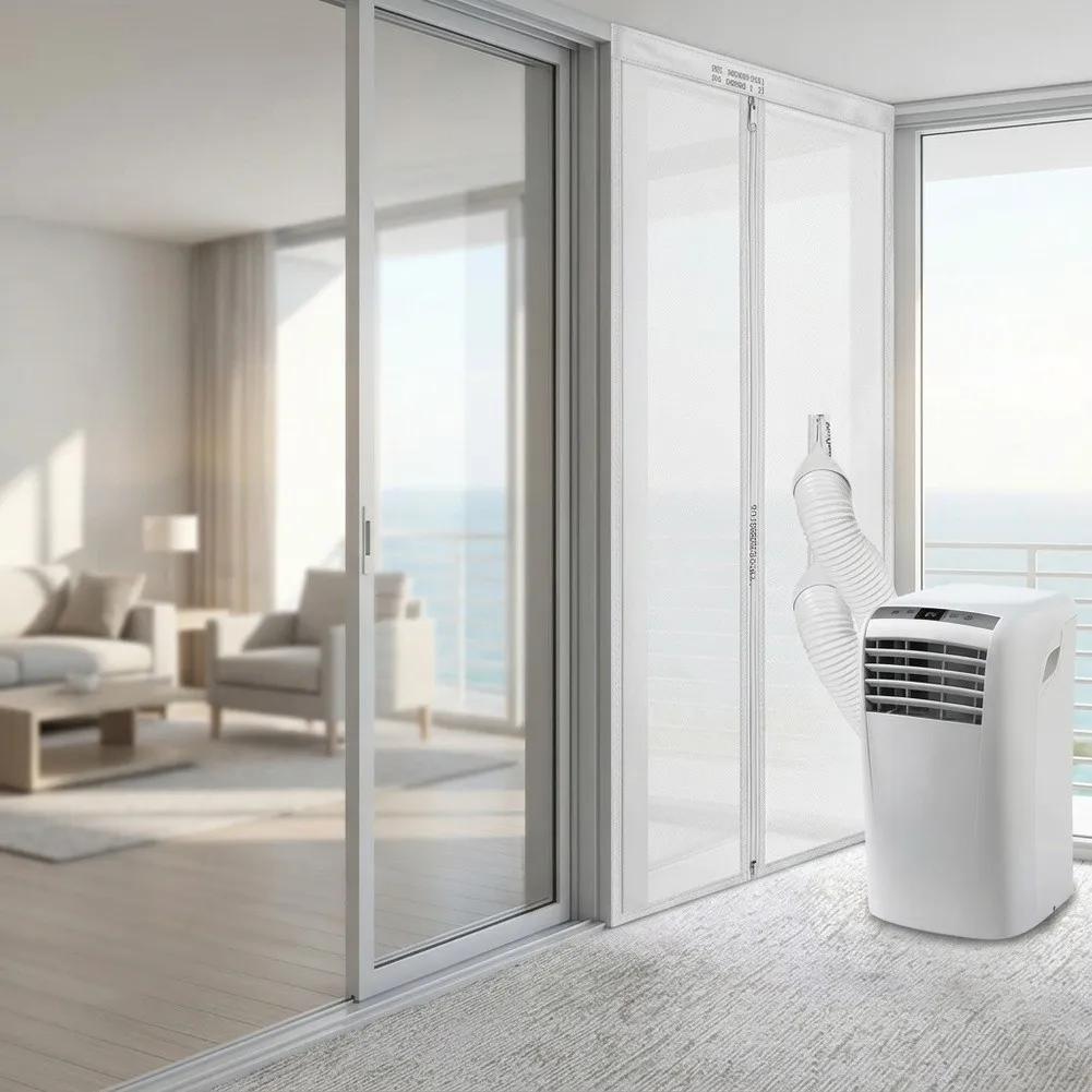 for durable Sliding Door Seal Cloth for Mobile Air Conditioners Easy to Install Protects from Dirt and Strong Wind