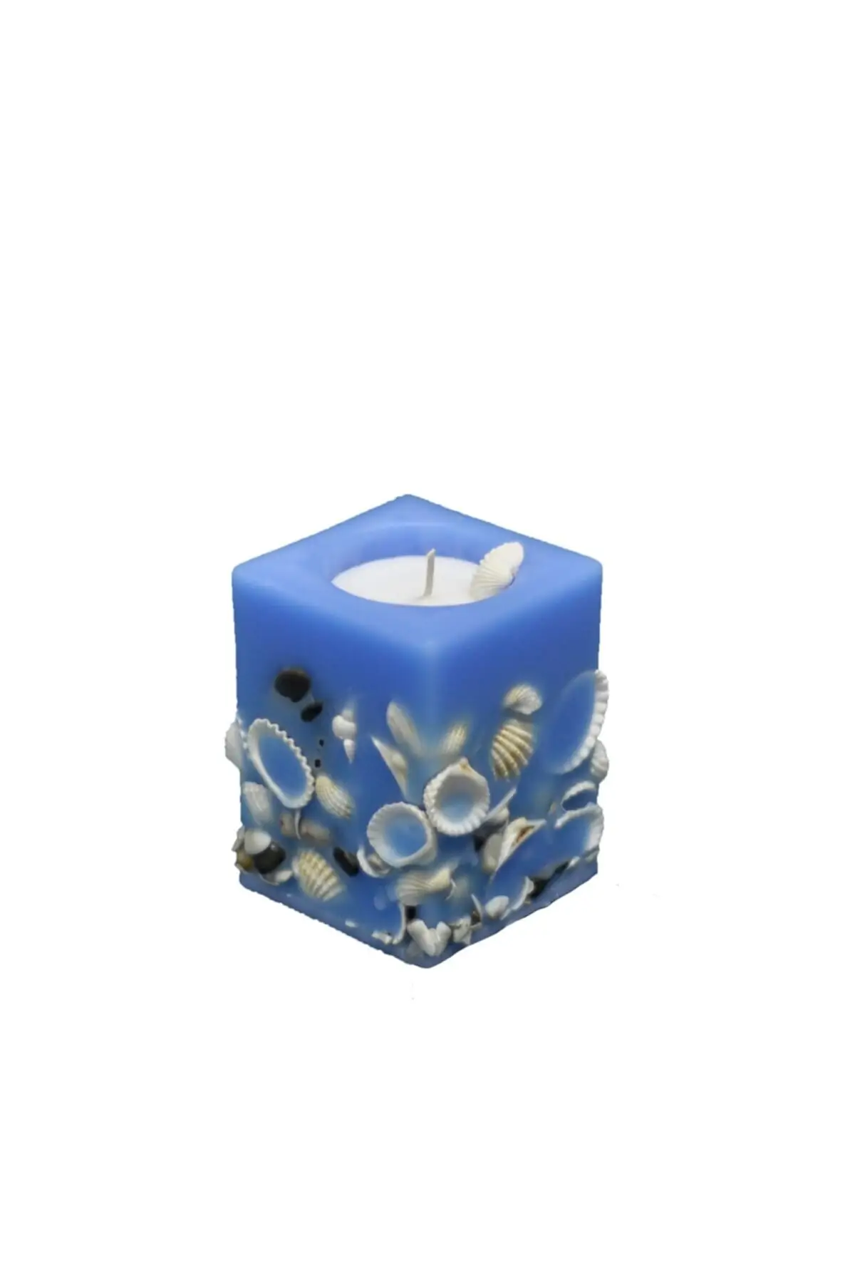 Blue Sea Shell Square Candle (5*7 cm) Gift Products Scented Candles Home Office Decoration Christmas Dinner Romantic