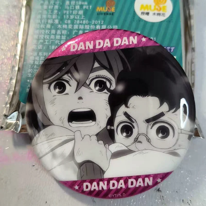 Echte Nullset JP Anime DANDADAN Badge TV Serie Decoratie Ayase Momo Okarun Turbo Oma Aira Jiji Seiko Collectie Speelgoed Geschenken