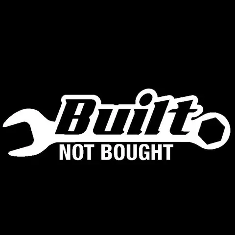 Byggt, inte köpt, vattentät bildekal, JDM Racing Drift Stance Illest Turbo, svart/silver, 20 cm * 6 cm 10 best sales sjukaste klistermärke - №3