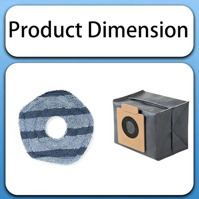 For Eufy X10 Pro Omni Robot Vacuum Replacement Parts Dust Bags