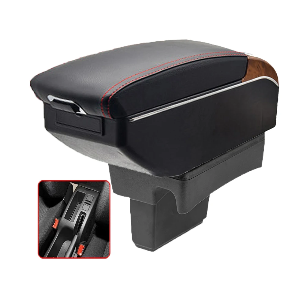 For Car 307 Armrest Box Retrofit Parts Center Console Special Storage Space Car Elbow Rest with USB