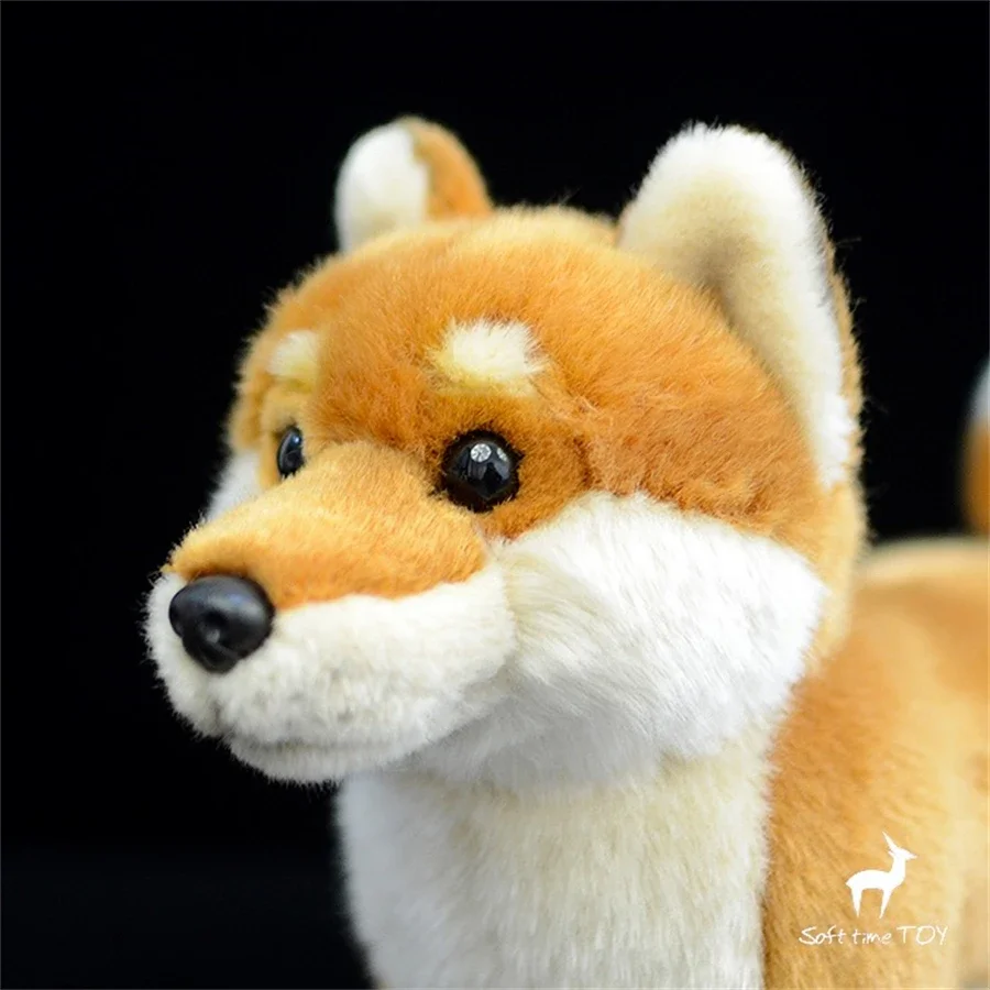 

Realistic Shiba Inu Plushie Japanese Akita Dog Plush Toy Lifelike Shiba Stuffed Animal Simulation Doll Kawaii Toy Collectors