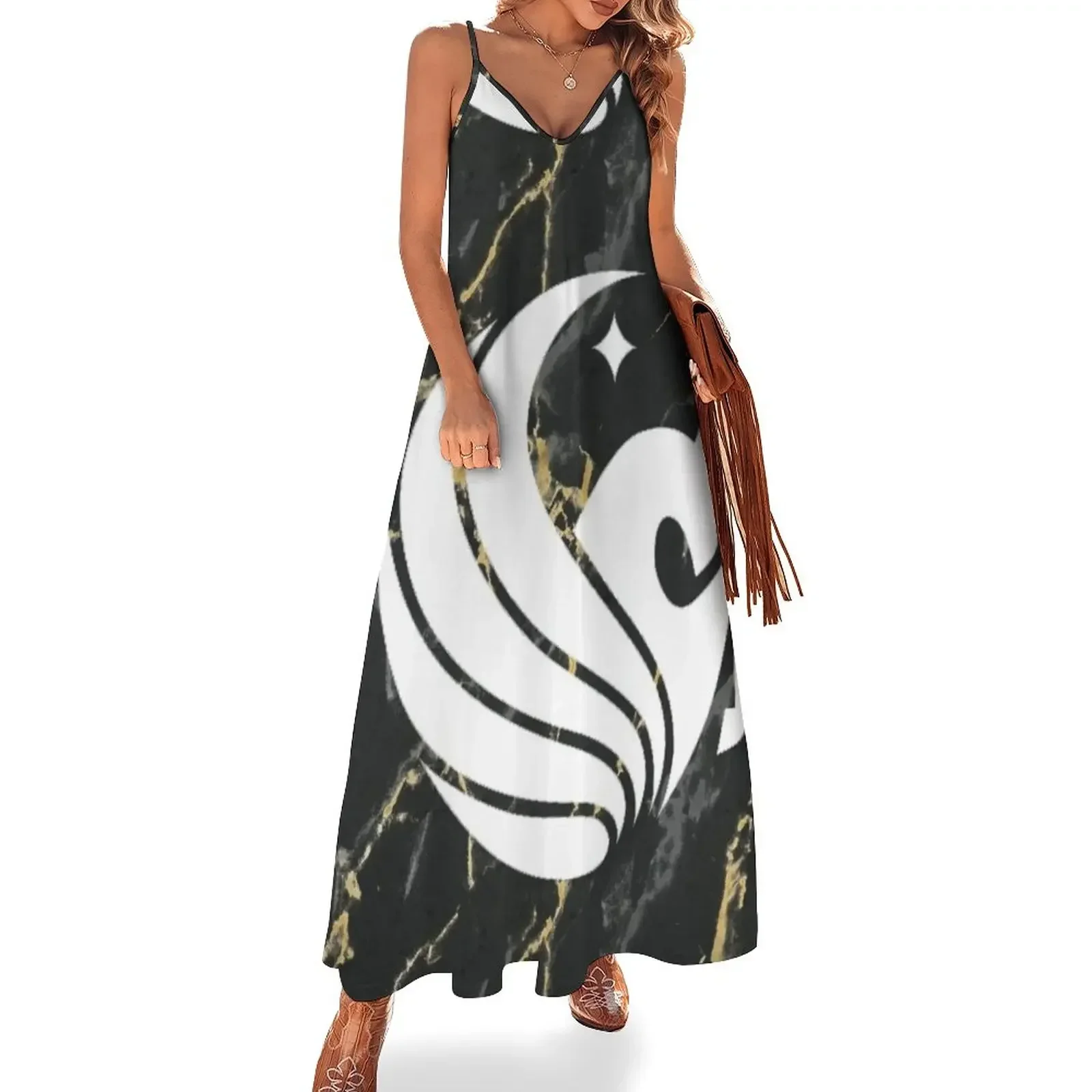 

ucf knights marble Sleeveless Dress sexy short dresses daring women long dresses prom clothes clothing women summer 2024 Dress