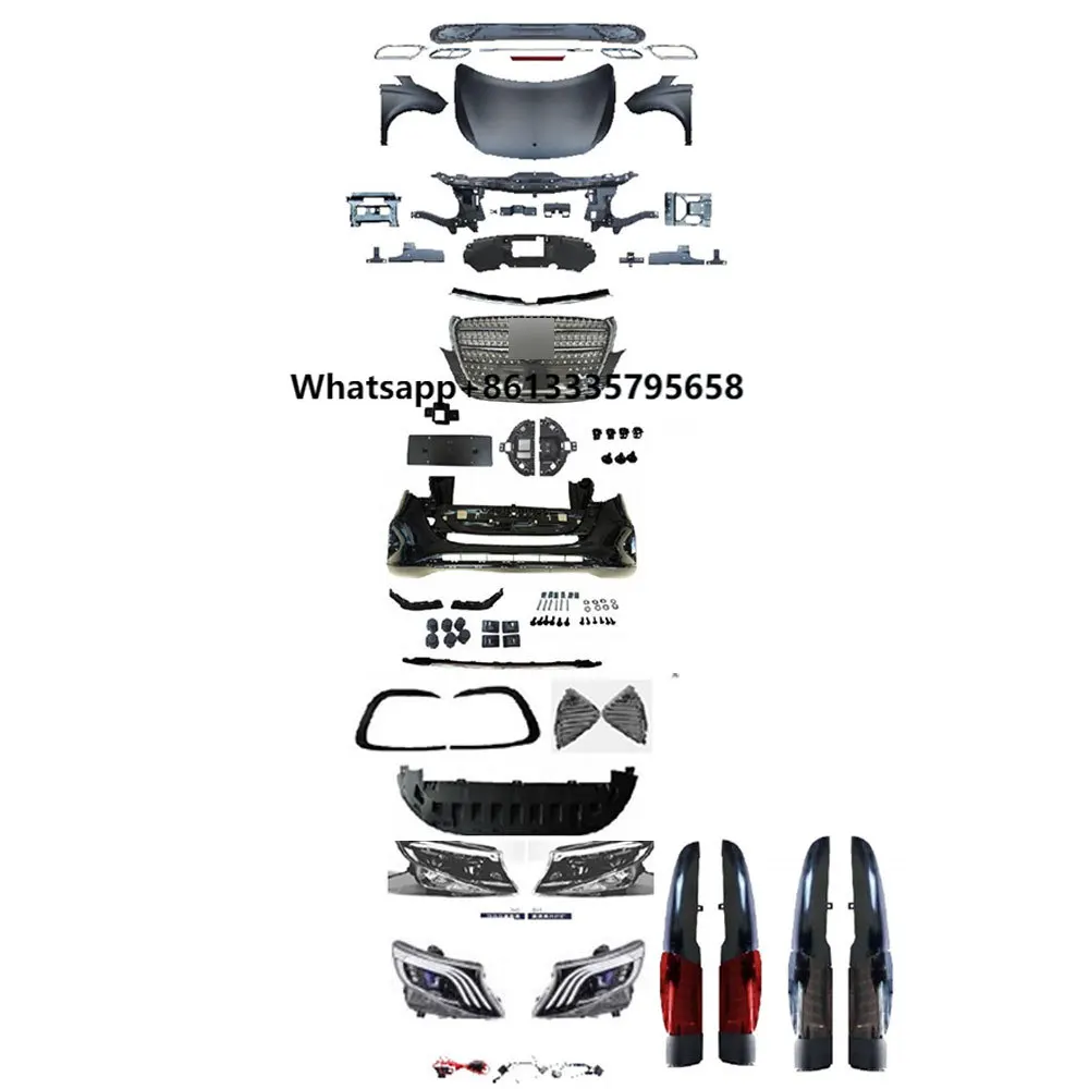 

Wholesale Mabachi Headlight Tail Lamp Body Kits for Mercedes Benz VITO V250 V260 V300 2007-2015 UPGRADES V300 Style