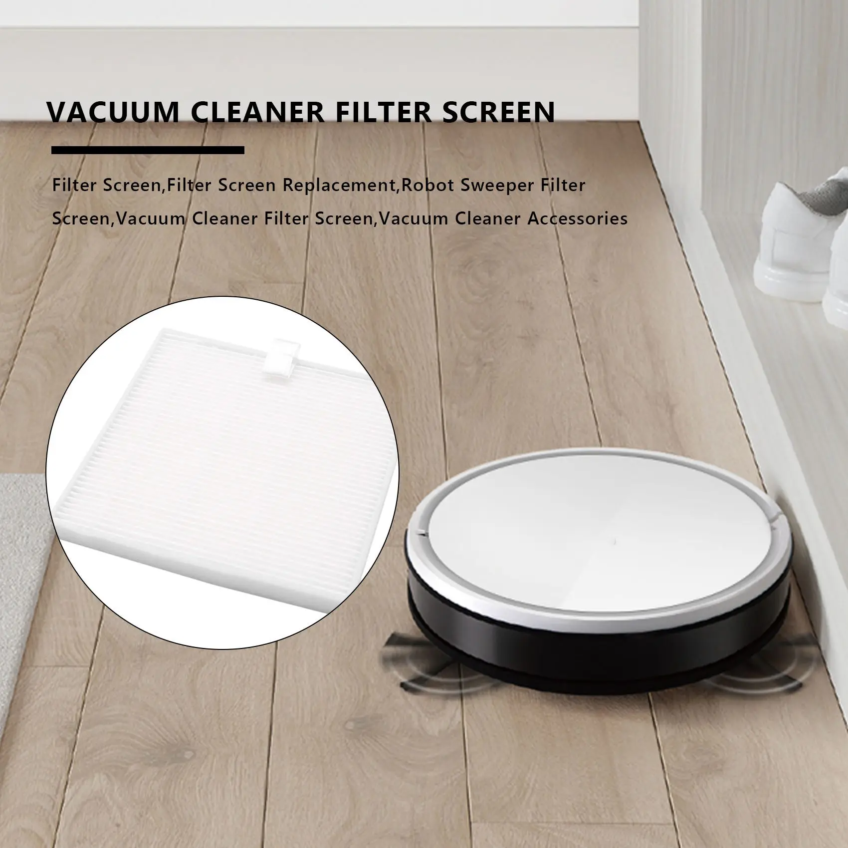 

B15C 1 шт. сменные аксессуары для экрана фильтра для Ilife V8 V8S X750 X800 X785 V80 робот-подметальная машина (белый + черный)