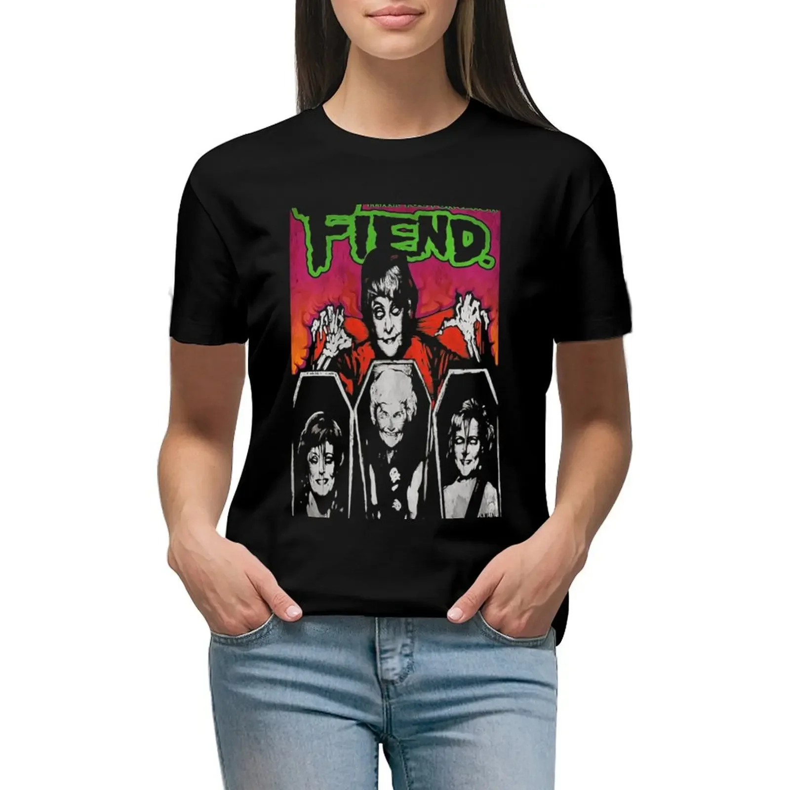 

Thank you for being a fiend T-Shirt vintage clothes customs design your own plus size tops quick drying Women's t-shirt