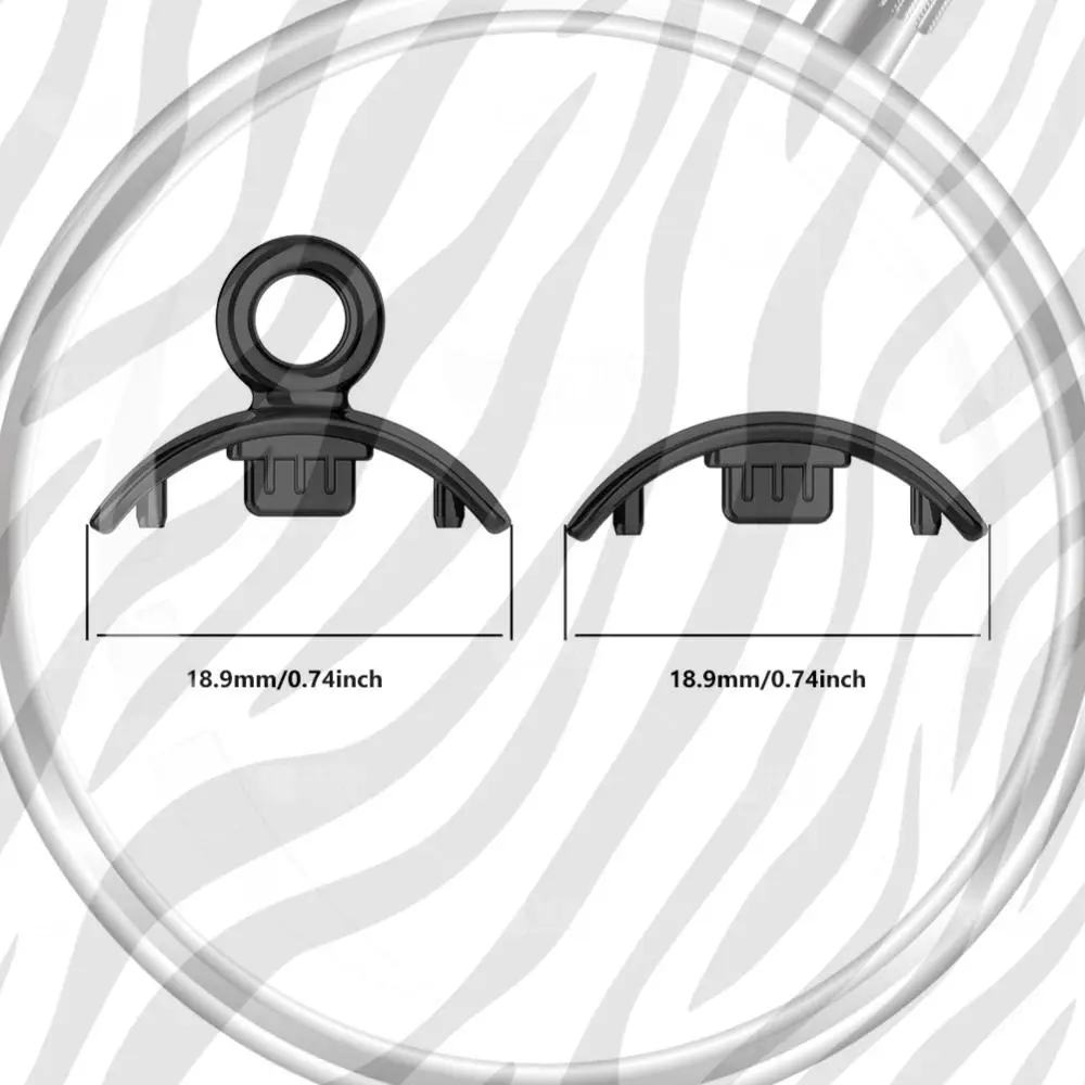 

1 Pairs Watch Strap Connector with Metal Chain Wristband Adapter Connection Anti-corrosion DIY Accessories for Xiaomi Mi Band 8