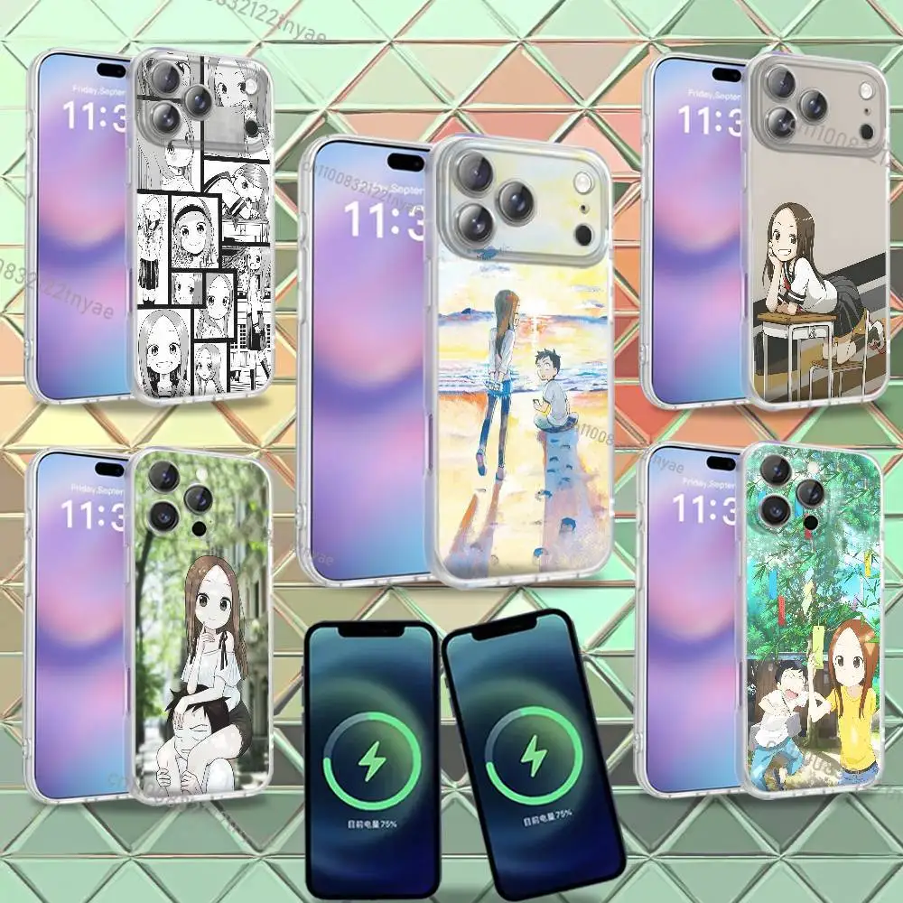 

Karakai Jozu no Takagi San For iPhone 17,12,11,14,13,15,16,Plus,Air,Pro,Max,E,Mini for Magsafe Magnetic Frosted Phone Case