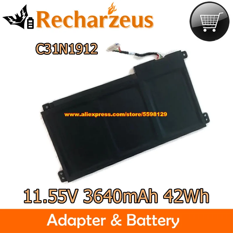 Genuine 11.55V 3640mAh 42Wh Battery C31N1912 B31N1912 For Asus VivoBook 14 E410MA E510MA Series E510MA-BR059T E410MA-EK368TS