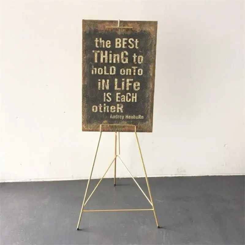 10 pcs European Iron Display Stand Acylic Board for Oil Paintings Wedding Flowers ,Photo Frames , Shopping Mall Opening Props