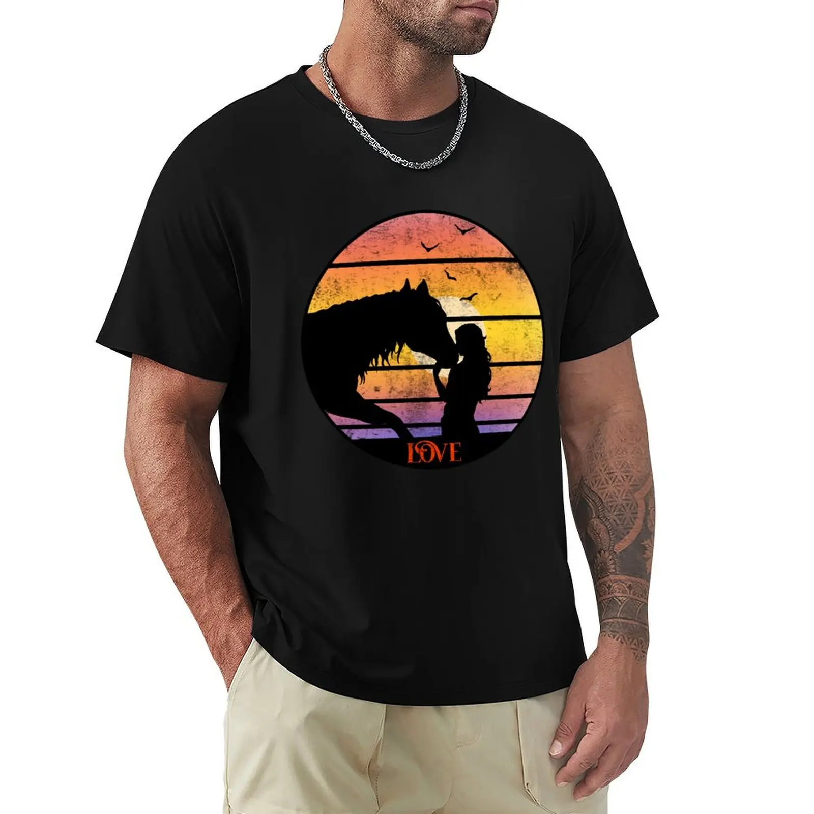 

Horse Love - Love for horses T-Shirt Outdoor Sports Lightweight Tee