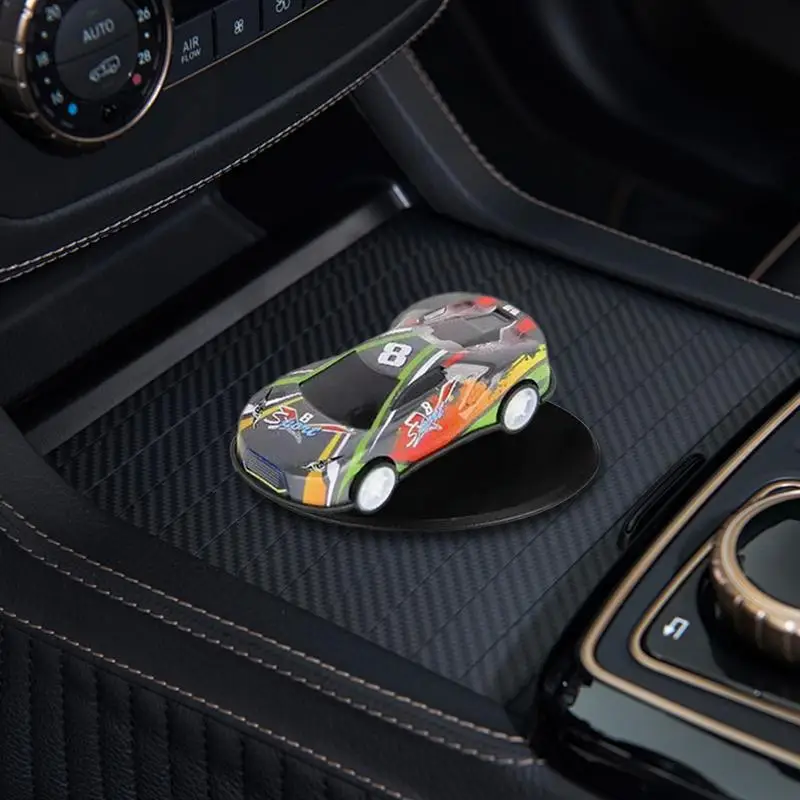 Tail Spin Car Ornament Car Model Statue Dashboard Ornament Drifting Dynamic Car Ornament Alloy Spin Draft Car For Room Car