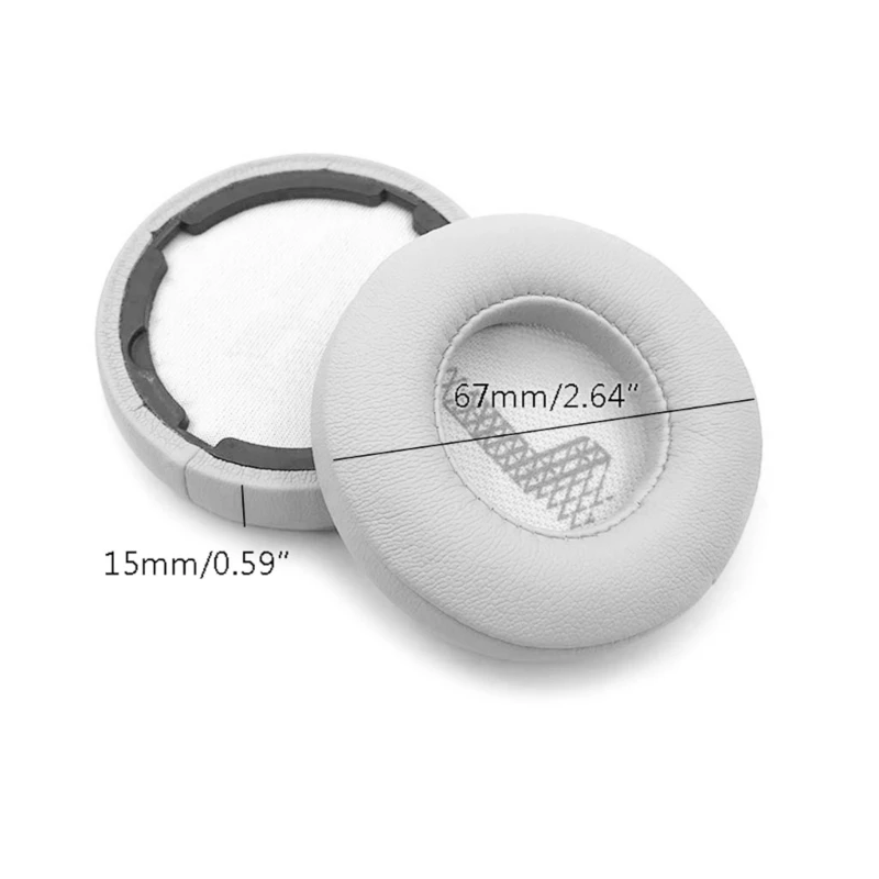 Leather Ear Cushion Earpads Compatible with Live 400BT / 460NC Wireless Headset Earmuffs Memory Foam Covers Earphone