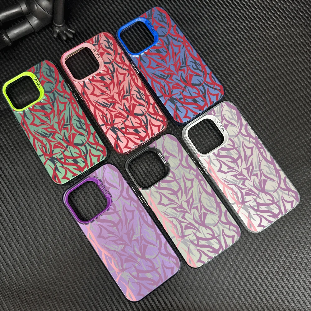 C-CLOTS EDC Phone Case for iPhone 12 11 13 14 15 16 Max Pro Plus Laser Cover