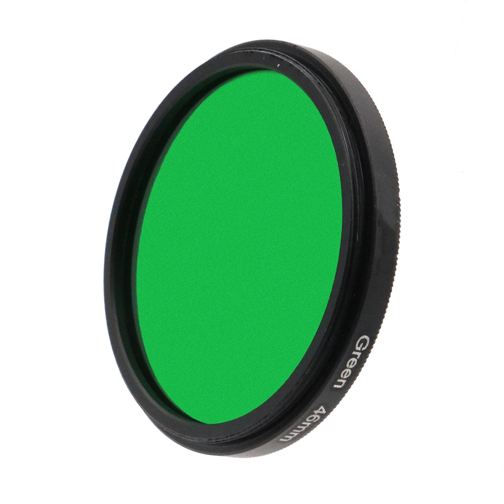 Filter Color Filtors Full Red Yellow Green Blue Purple Orange 46MM For Canon Nikon Sony DSLR Camera Lens Accessory