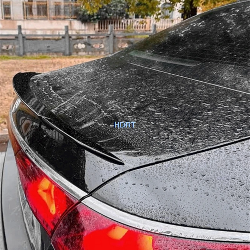 Car Style Rear Trunk Spoiler Cover For Mercedes-Benz E Class W214 2024 + Roof Fixed Wind Tail Wing Accessories Exterior Sticker
