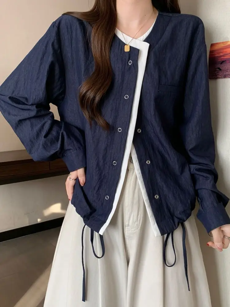 

Женские куртки Элегантные бежевые короткие кожаные Y2K с отложным воротником Модное украшение Pu Grunge Street Повседневная унисекс с вышивкой