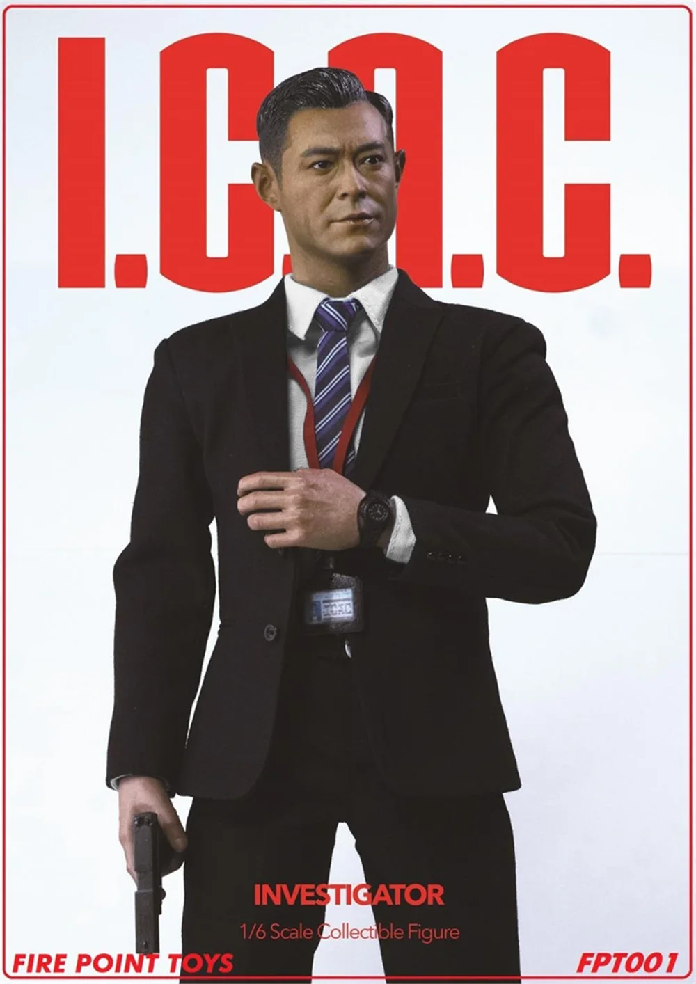 New Arrival 1/6 FPT001 Hong Kong Independent Commission Against Corruption Investigator Luk Sir Louis Koo Version 2.0  Full Set