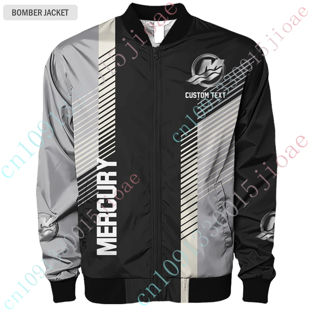 

Mercury Windbreaker Techwear Baseball Uniform Bomber Jacket Harajuku Parkas Thick Coat Jackets For Men's Clothing Custom Logo