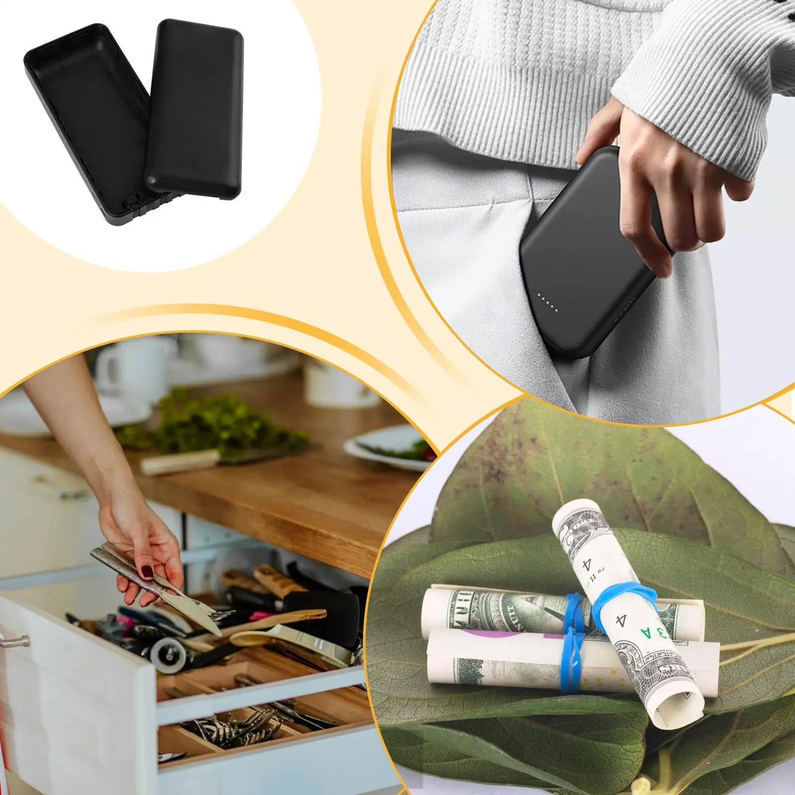 Secret Hiding Containers Power Bank Design Case Power Bank Design Secret Stash Items For Home Travel Safety Jewelry Valuables