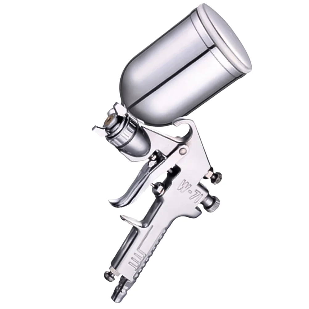 Dual-Action Gravity Feed Airbrush ไร้สายอัตโนมัติชุดสีรองพื้นรถยนต์