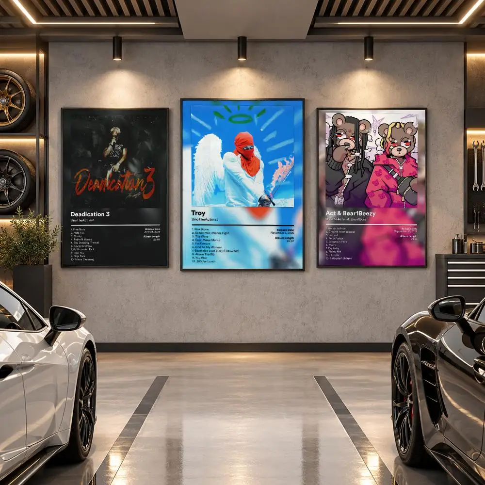 U-unoTheActivist Troy Poster Wall Art Sticker For Living Room Bedroom Bar Home Decor Mural Painting Decoration