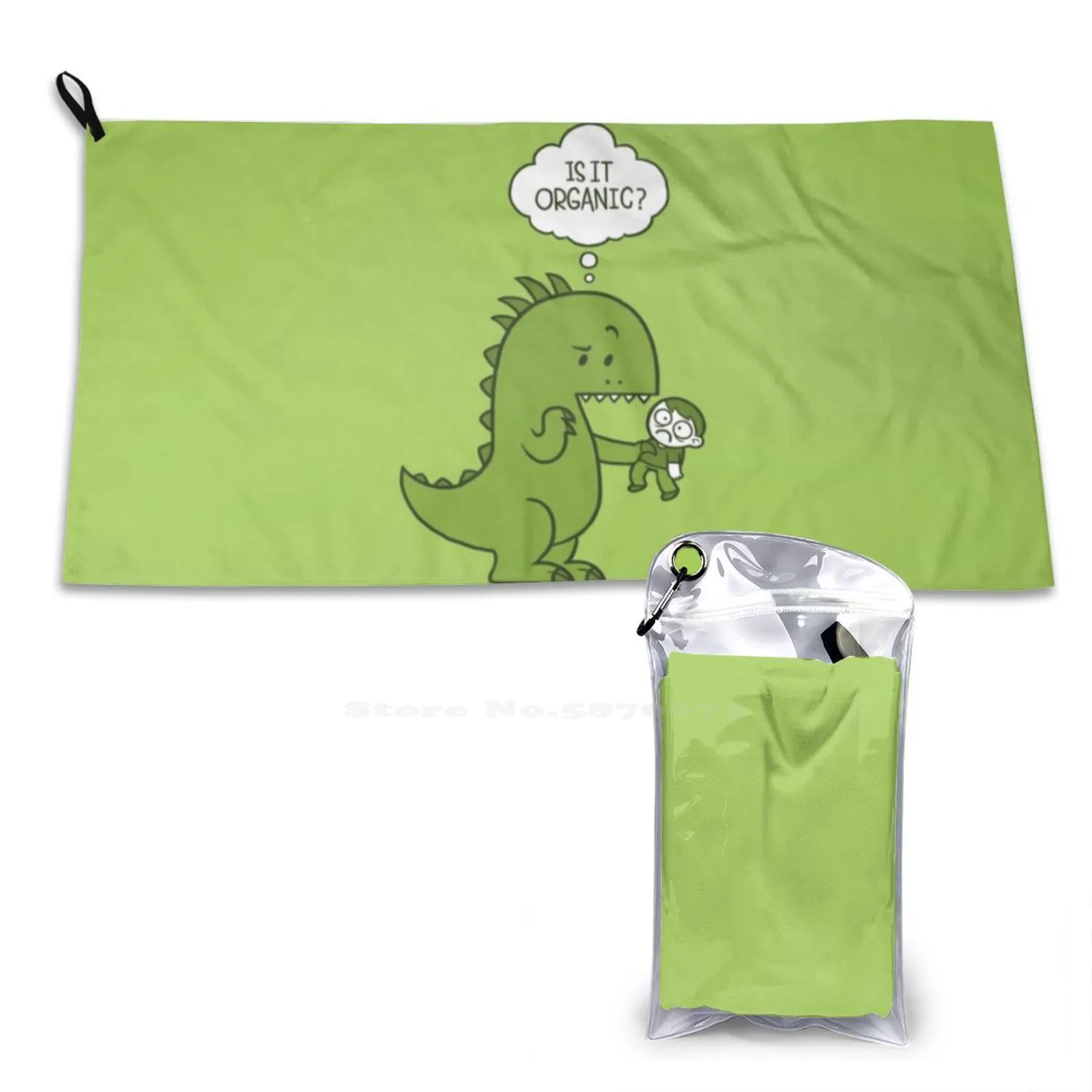 Organic Dinosaur 3D Print Towel Sport Soft Towel Dinosaur Nutrition Organic Hipster Funny Cute World Indominus Rex Schlogger