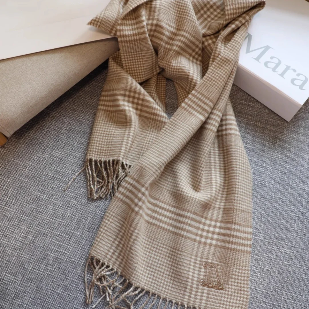 2024 HOT Fashion Cashmere Wool Scarf Pashmina Men's Women's Winter Warm Scarf Shawl Luxury Brand Factory Direct Sales