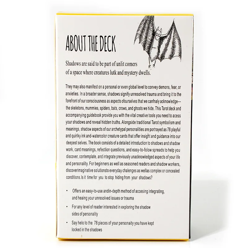 بطاقات التارو Shadowland A 78 سطح السفينة العرافة مصير الإصدارات الإنجليزية الطبعة أوراكل مجلس اللعب لعبة للحزب #4