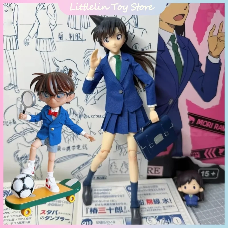 

Official Detective Conan Series Cloth-Outfit Conan Mouri Ran Action Figures Movable Doll Classic Anime Toys Collect Model Gift