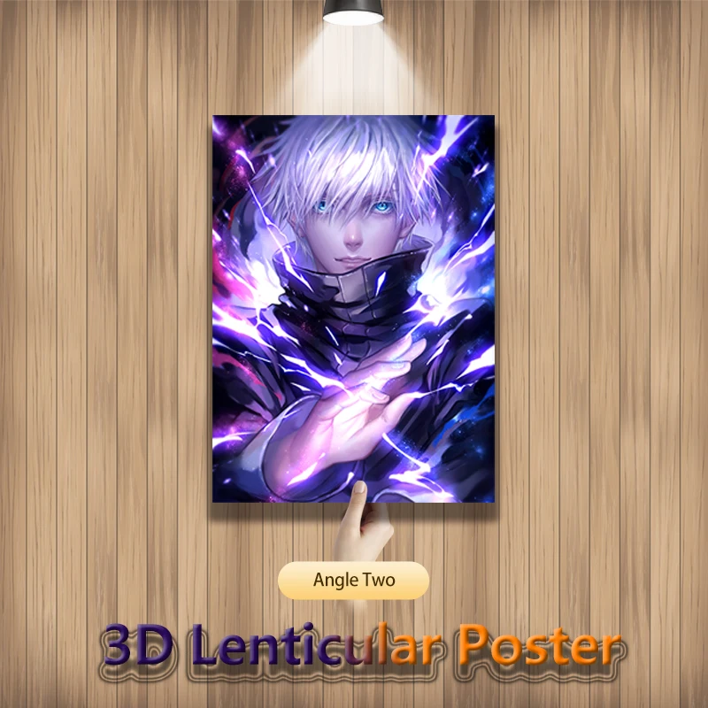 Gojo Itadori Yuji/Ryomen Sukuna 3D Motion Print Posters Lenticular Flip Pictures for Room Decor Home Decoration(Without Frame)