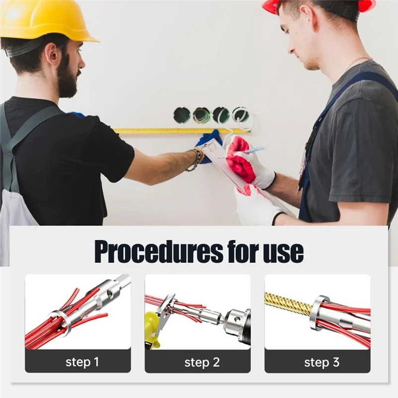 

5Pcs Wire Stripping And Twisting Tool,Wire Twister Tool For Drill,Wire Stripping And Twisting Tool For Quick Stripping-ABUA