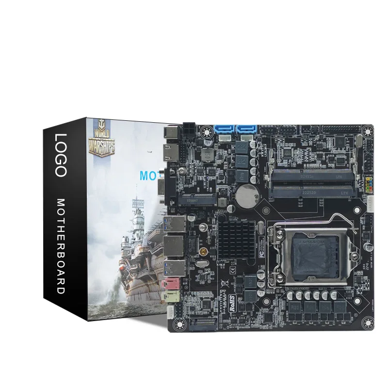 

B250 ITX All-in-One Computer Motherboard Compatible with DDR3 New 1151 Socket i5 9400 Assembly High Cost-Effectiveness