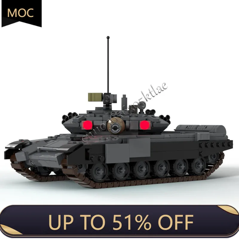 703 Parti MOC T-90A Esercito Carro Armato di Battaglia Principale Modello Building Blocks Set Fai Da Te Tecnologia di Montaggio Giocattoli Per Bambini Regali Di Natale Popolari