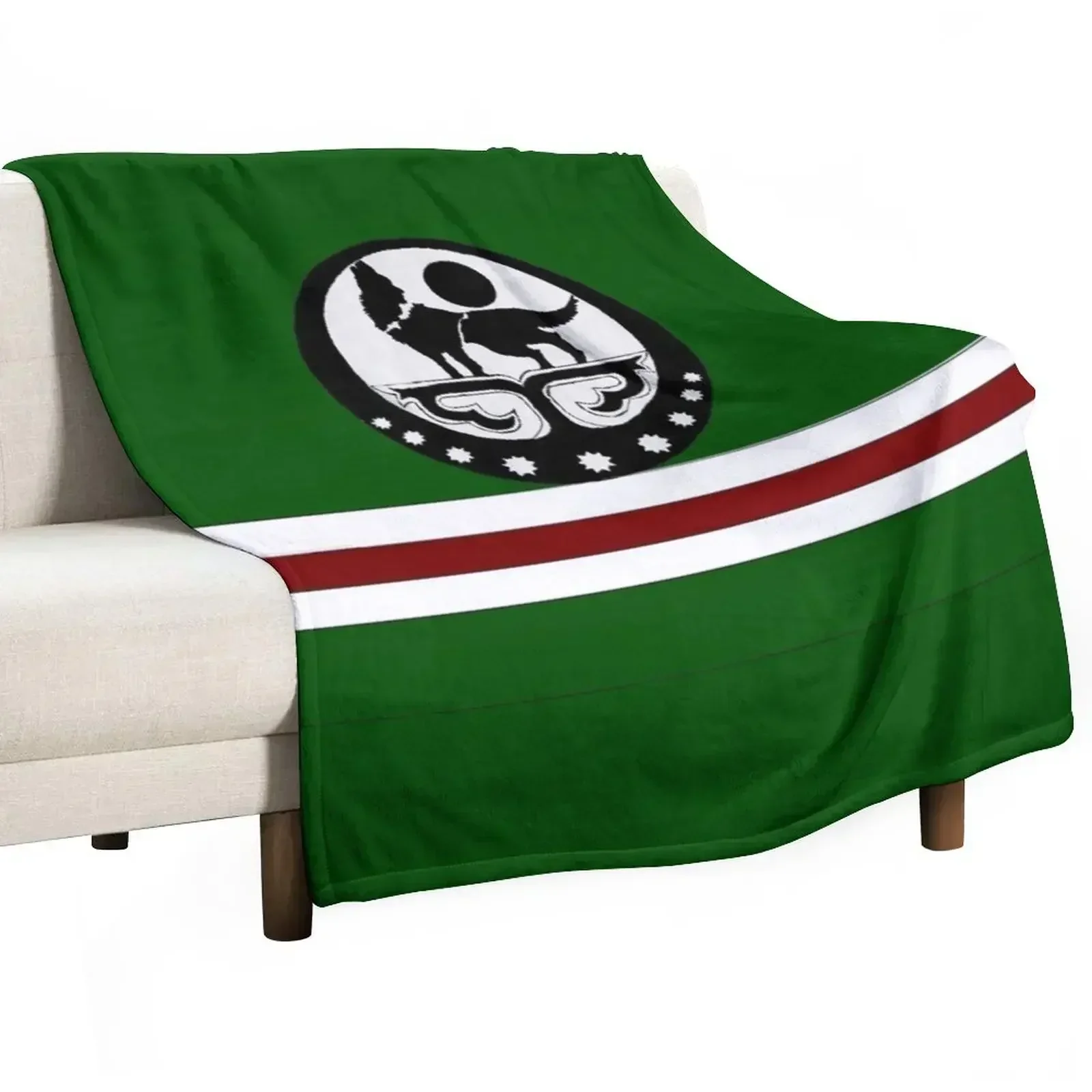 Chechen Flag Throw Blanket Fade Resistant Durable Throw Blanket