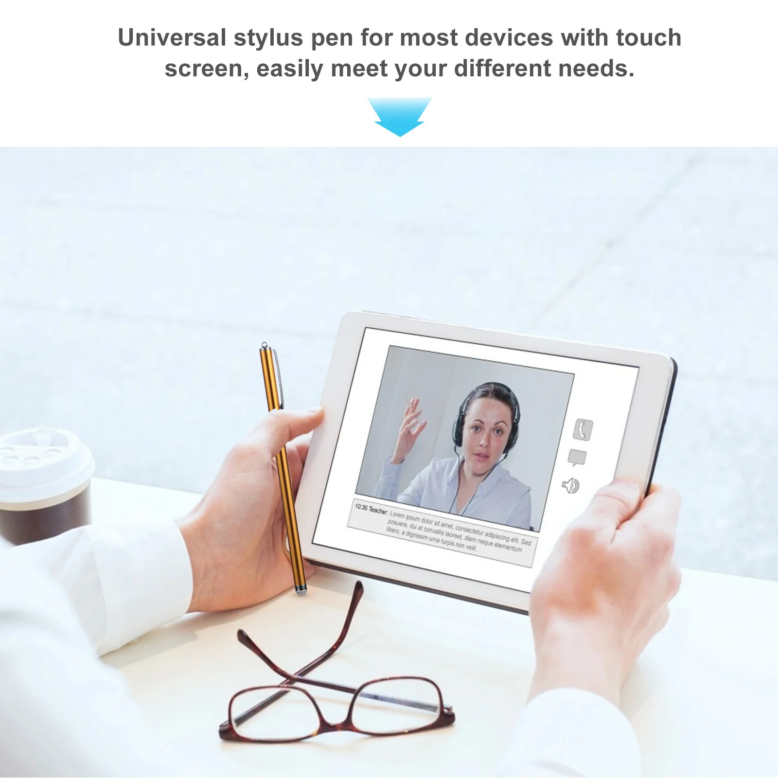 

6Pcs Universal Capacitive Sensitivity Stylus Screen Tablet Phone Writing Drawing Stylus Touch Screen Pen